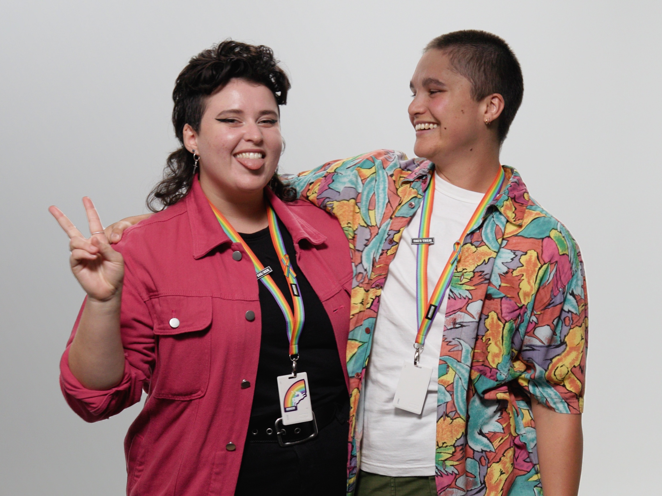 Ikke-binær, de/dem, pronomen, jobb, cv, undersøkelse Selvvalgte pronomen har fått økt oppmerksomhet de siste årene. Her fra filmen «They/Them». (Illustrasjonsfoto: Minus 18.)