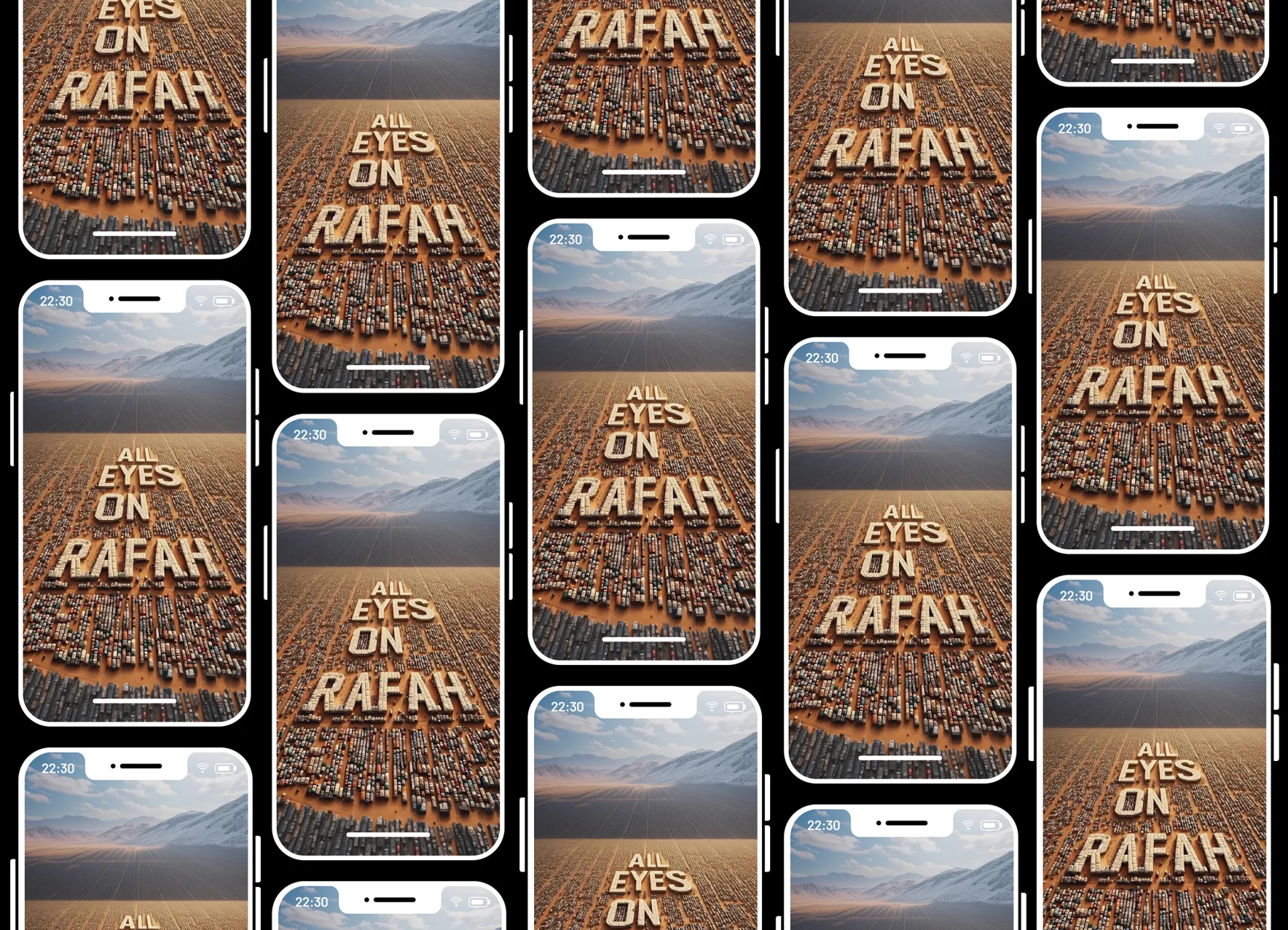 Vi må snakke om «All eyes on Rafah»-bildet. (Foto: Time/Getty.)