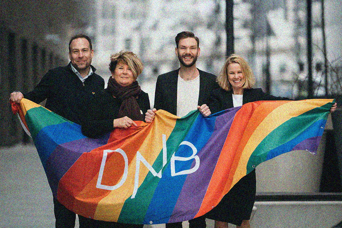 DNB svar kommentarfelt Facebook pride pridefarger svarthvitt kundebehandler troll pridepartner