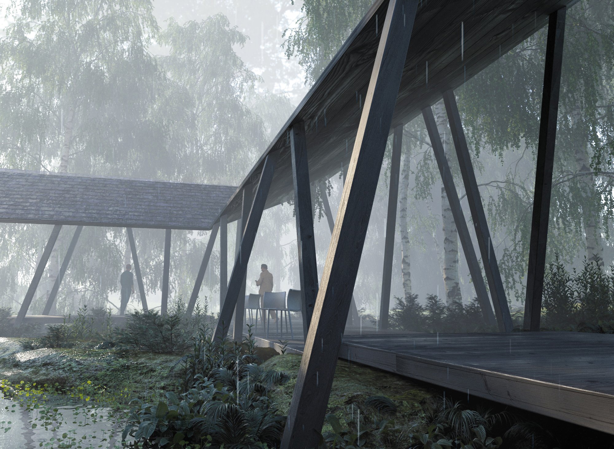 Nytt bygg på Kistefos museum. (Foto: Lund Hagem arkitekter.)