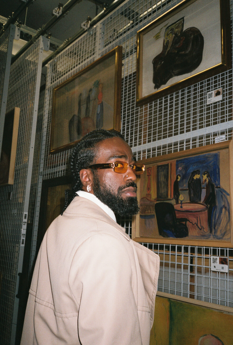 «Arif på Munch» med Arif på Munchmuseet. (Foto: Arif på MUNCH, (2024). MUNCH/Wukda.)