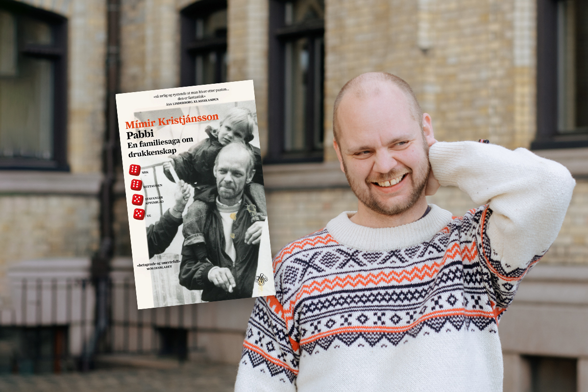 Stortingspolitiker Mímir Kristjánsson (R) ligger an til å tjene over en halv million på bestselgeren «Pabbi». (Foto: Ole Erik Løvold, Presse. Montasje: Subjekt.)