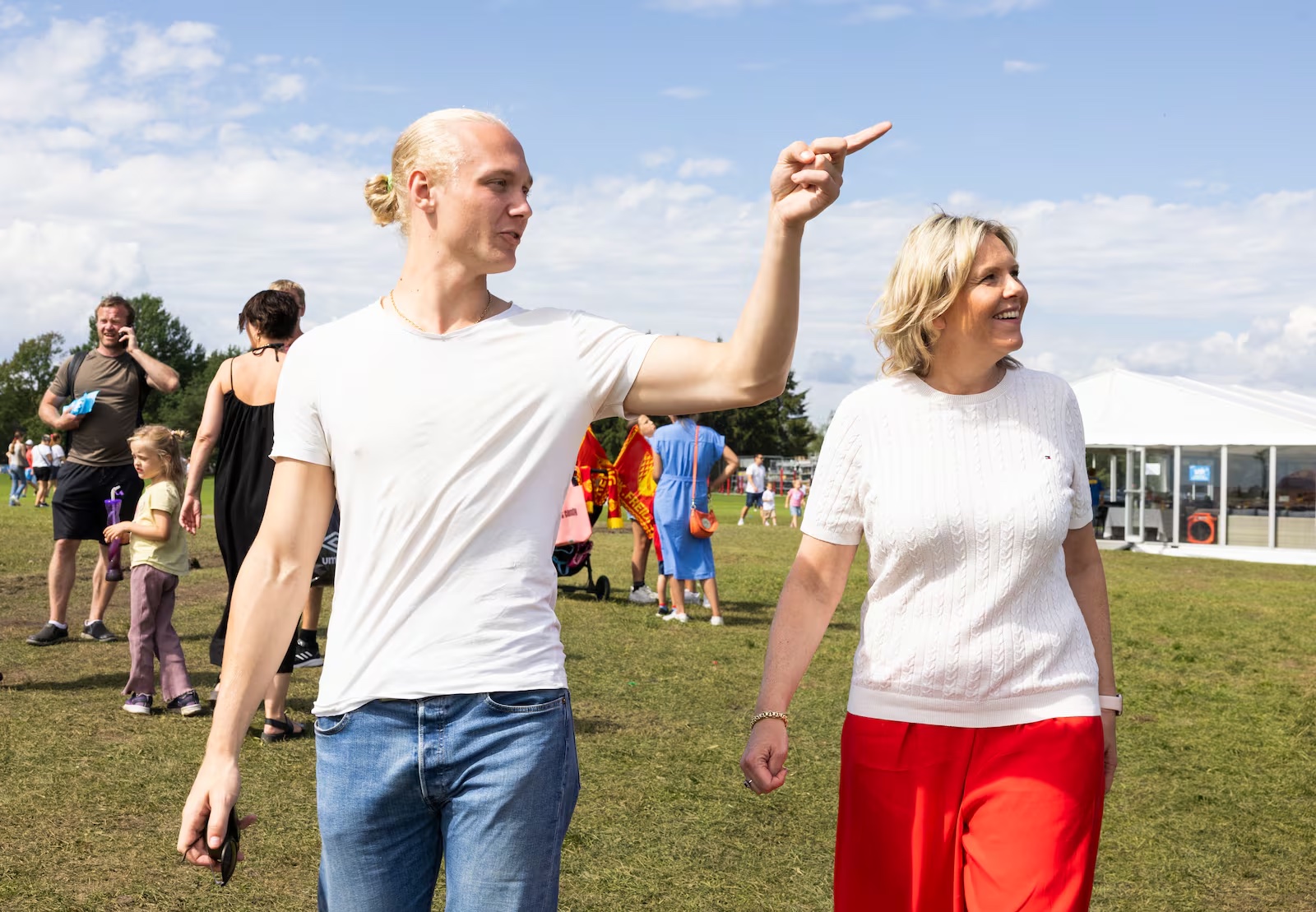 Velle og Listhaug. (Foto: Jan T. Espedal/NTB.)