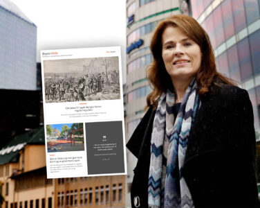 Direktør i Plan og bygningsetaten i Oslo (PBE), Siri Gauthun Kielland, har brukt en mill på magasinet Byplan Oslo. (Foto: PBE. Faksimile: Byplan Oslo. Kollasj: Subjekt.)