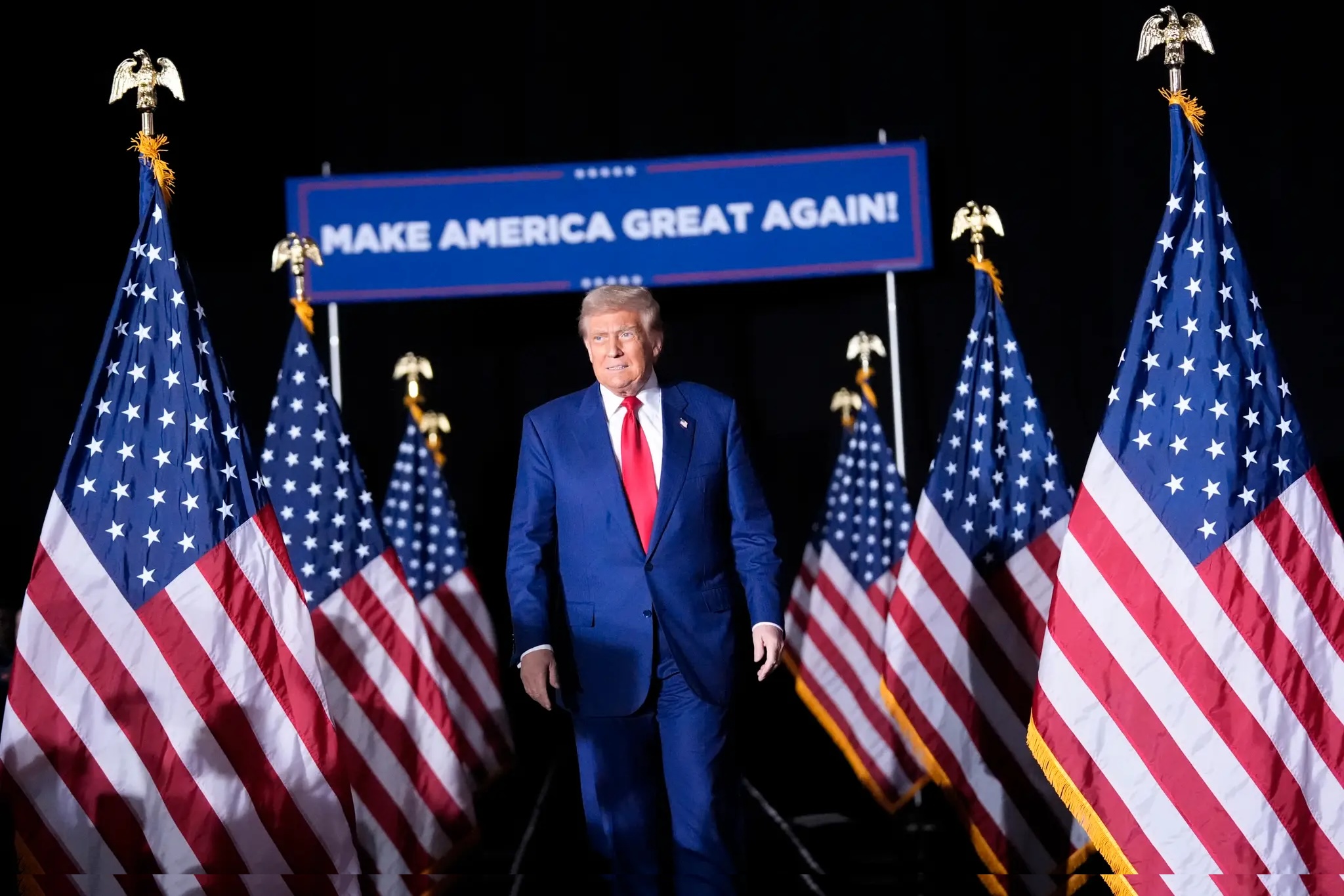Donald Trump etter at han ble gjenvalt som president 5. november 2024. (Foto: Alex Brandon, AP/NTB.)