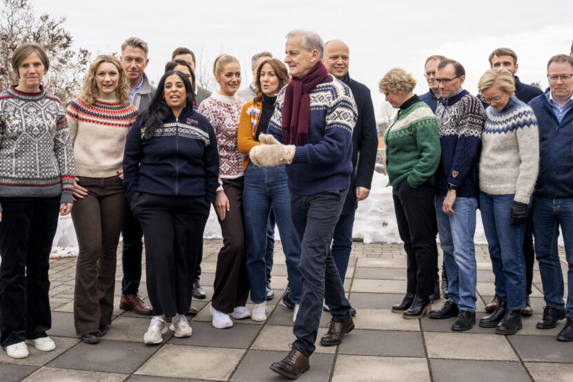 Klækken 20240312. Statsminister Jonas Gahr Støre (AP) når regjeringen starter budsjettarbeidet for 2025 med budsjettkonferanse på Klækken hotell. (Foto: Javad Parsa/NTB.)Lubna Jaffery, Trygve Slagsvold Vedum