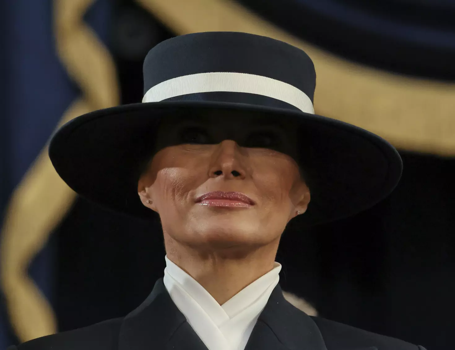 Melania Trump valgte hatt