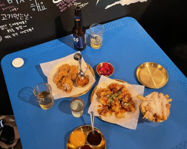 175°C K-fried, fried chicken, koreansk koreanske