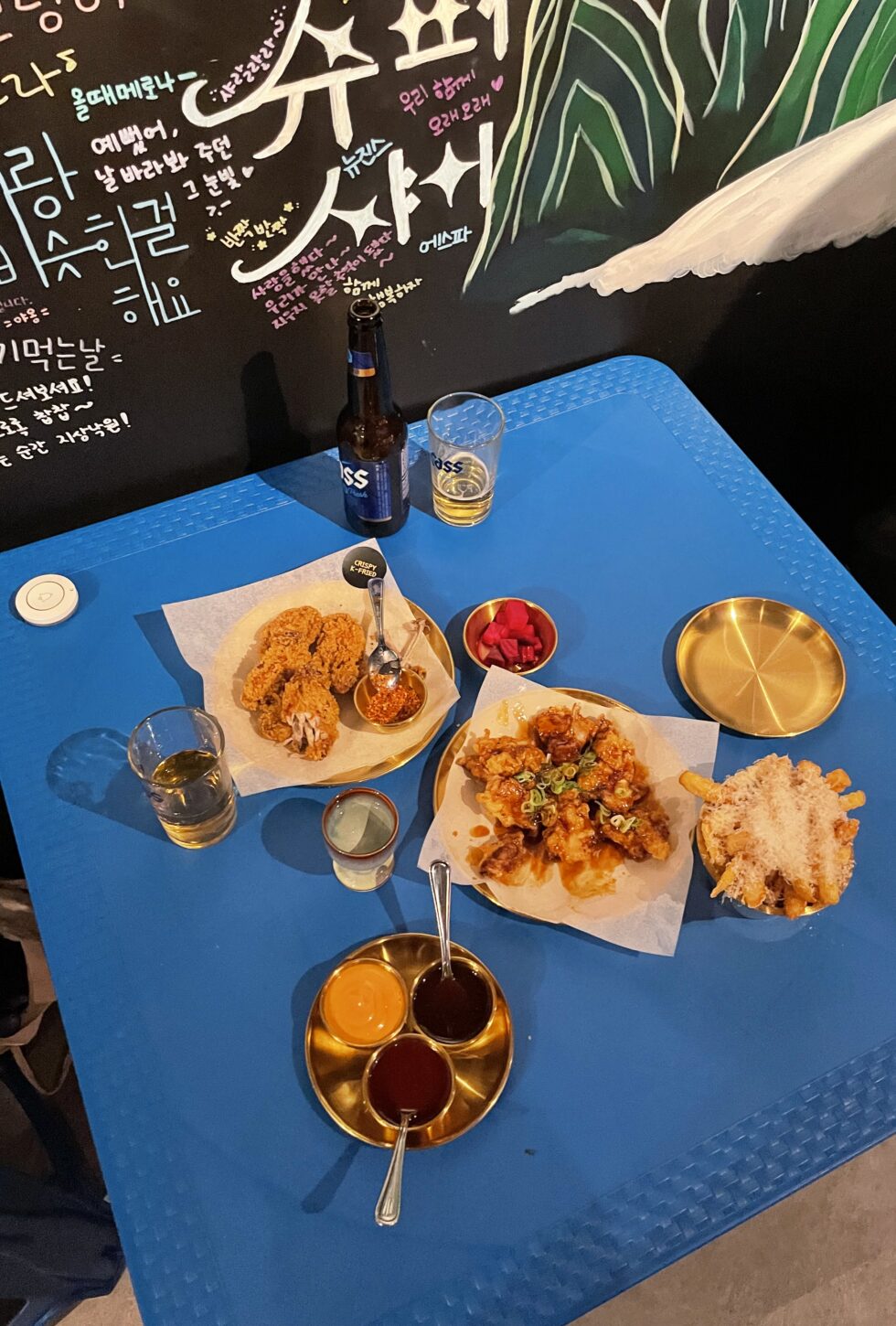 175°C K-fried, fried chicken, koreansk koreanske