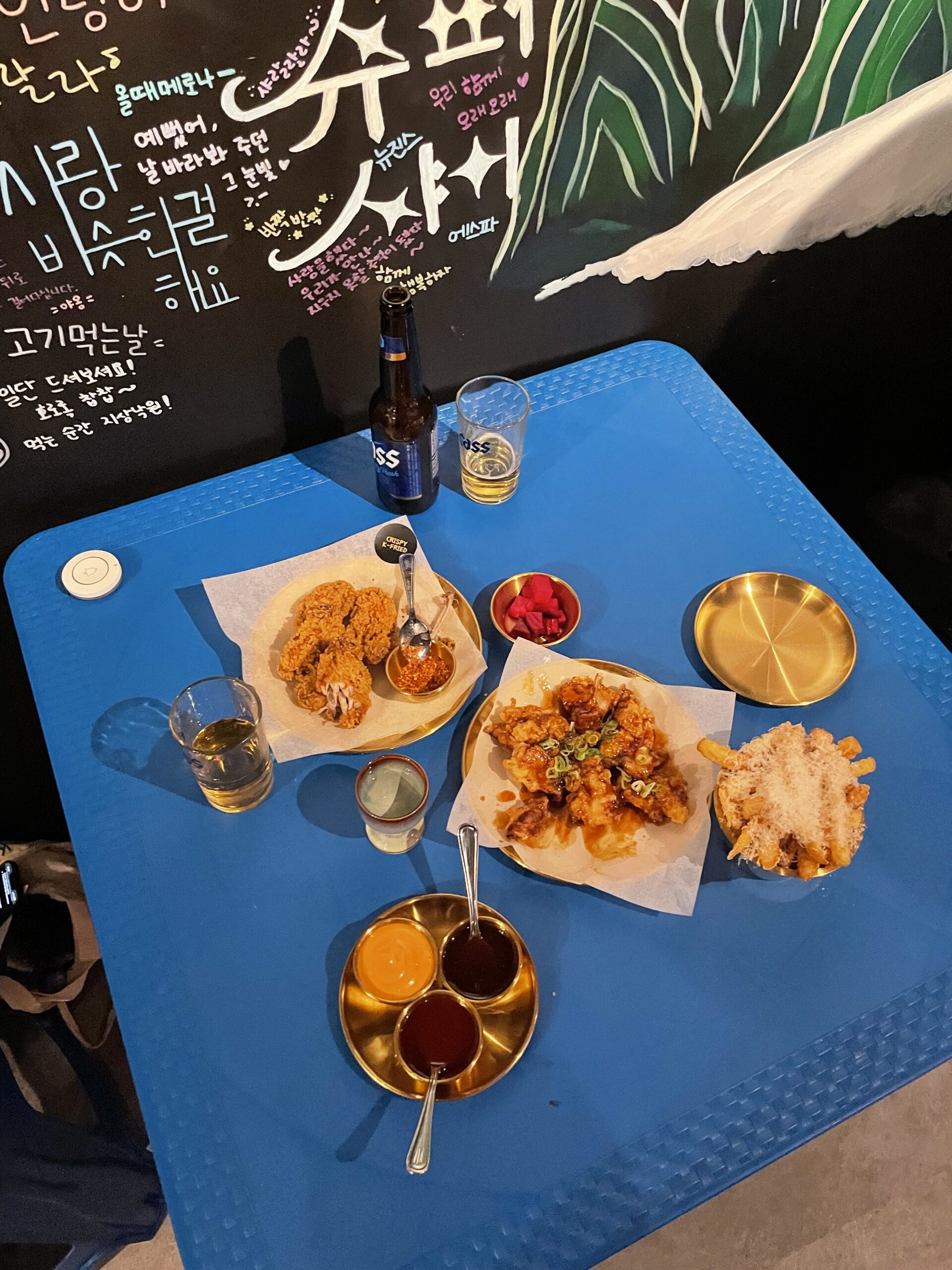 175°C K-fried, fried chicken, koreansk koreanske