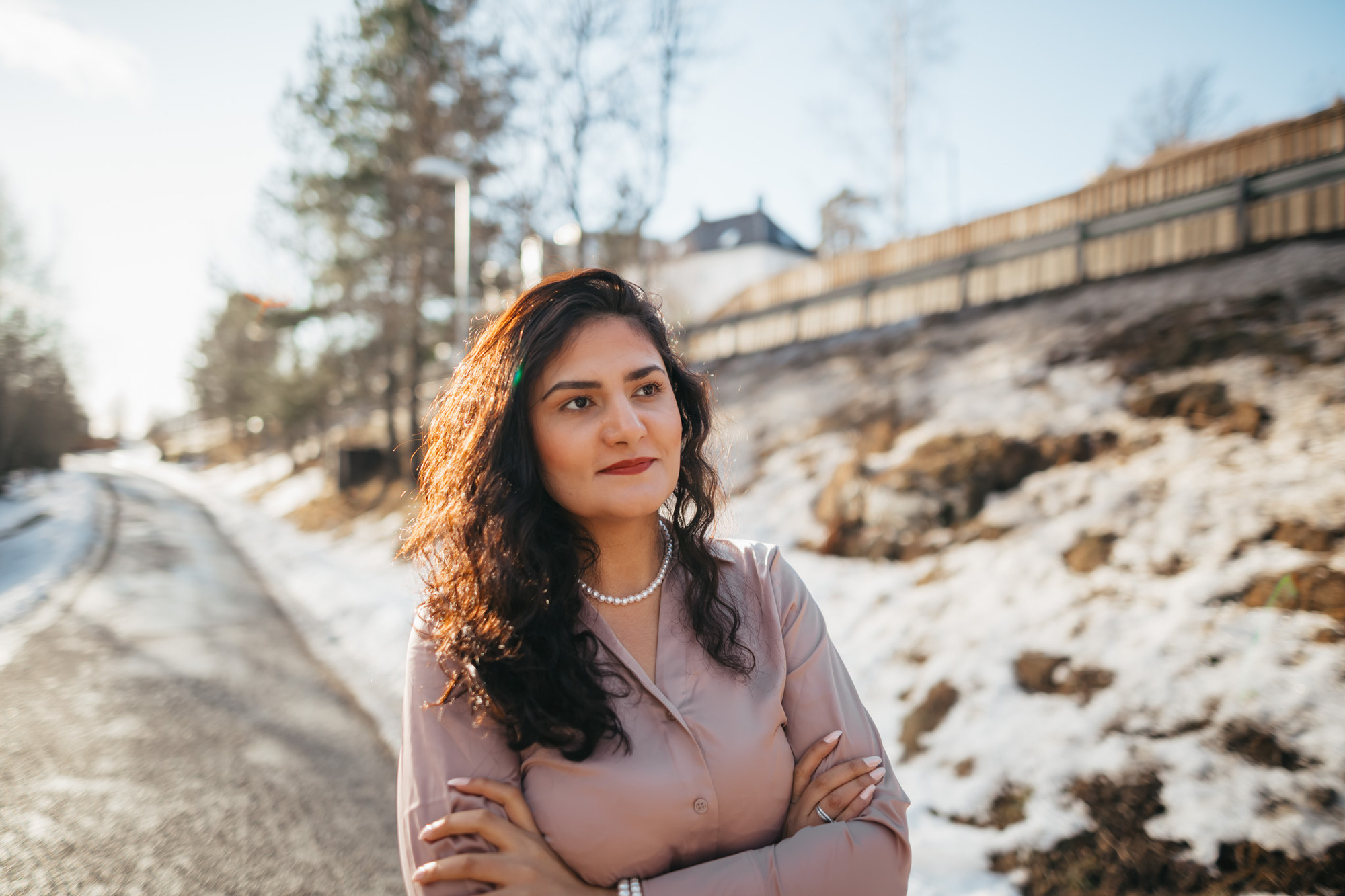 Sarah Gaulin tildeles Fritt Ords Honnør 2025. (Foto: Heidi Nathalie Hovland.)