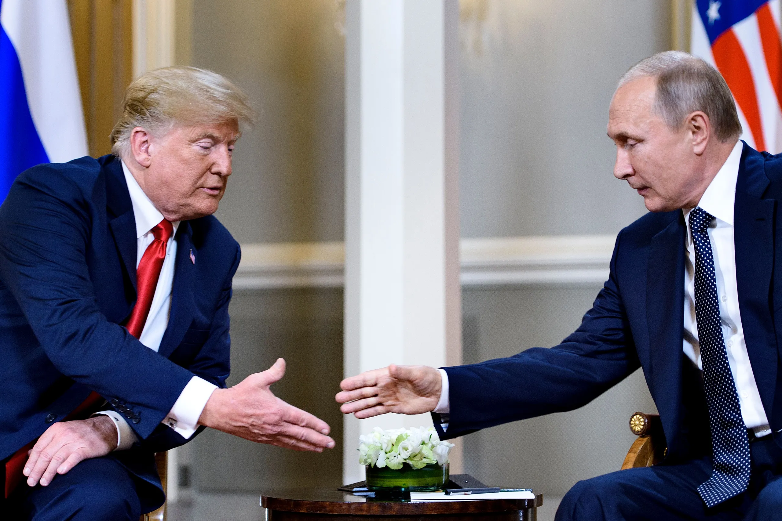 Trump er konsekvent. Han har alltid likt Putin. Det som stadig blir tydeligere, er at Trump også i økende grad ønsker å oppføre seg som Putin, skriver sosiologiprofesor Bjørn S. Andersen. (Foto: Getty.)