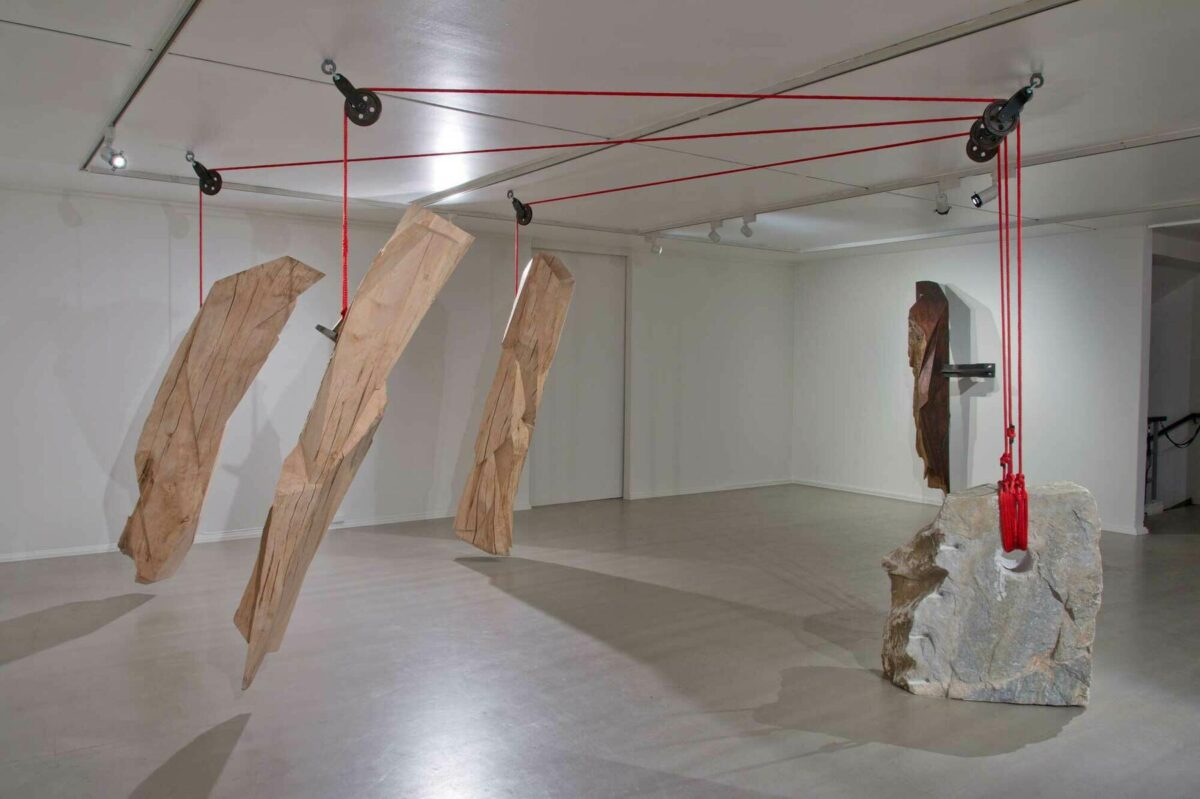 «Gull og tause skoger», Øystein Pålsønn Lønvik, Trøndelag senter for samtidskunst. (Foto: Amalie Marie Selvik.)