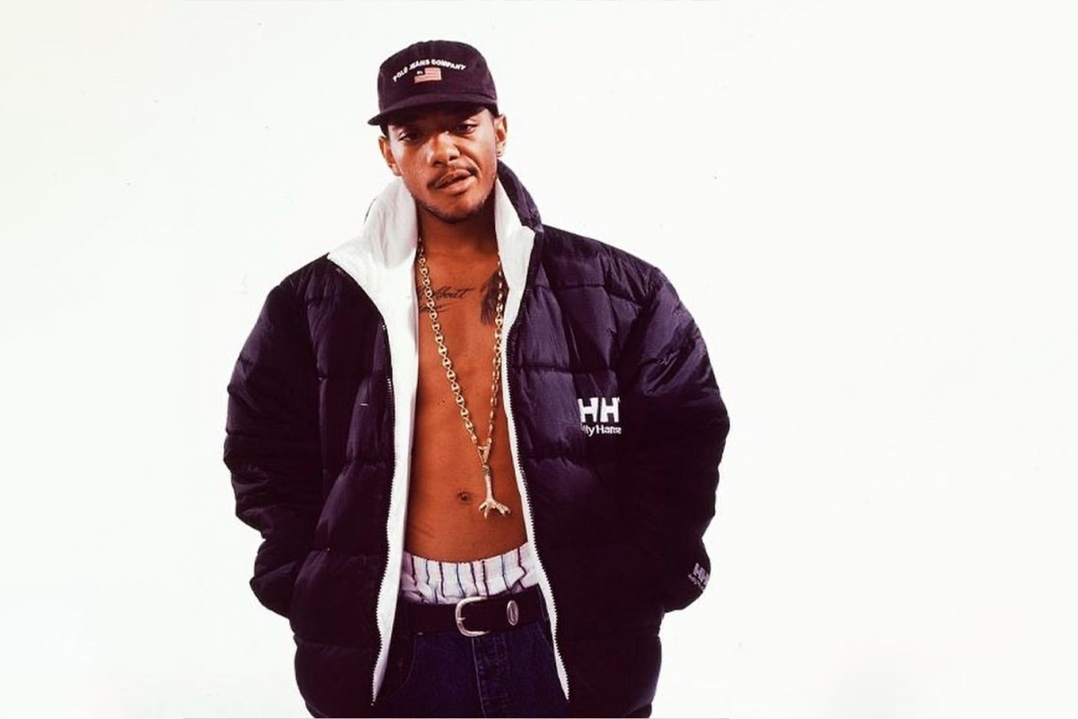 aRapperen Prodigy fra duoen Mobb Deep, her i 1996, ble stadig sett i Helly Hansen. (Foto: Relowd Supply.)
